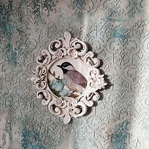 Трафарет - Асатур безшовный - Фотография интерьере 8