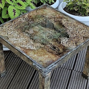 Трафарет - Апсара - Фотография интерьере 1