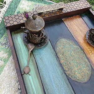 Трафарет - Леора - Фотография интерьере 1