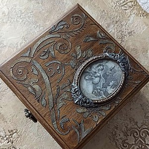 Мастер-класс - Шкатулочка-книга с секретом  - Фотография интерьере 5