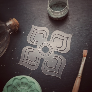 Трафарет - Берта