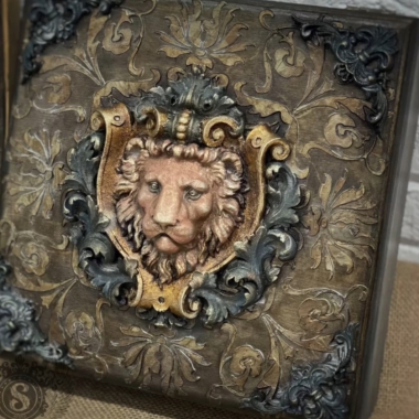 Мастер-класс - Шкатулка со львом