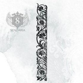 Трафарет - Сады Семирамиды половинка Трафарет - Сады Семирамиды половинка