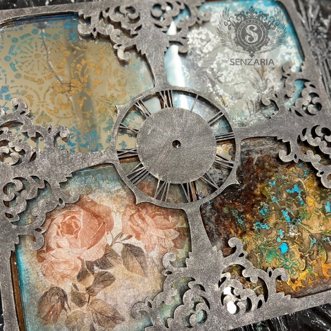 Мастер-класс - Зеркальные часы "Матильда"